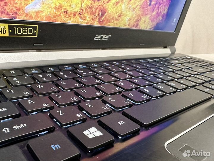 Acer i7/16gb/ssd+/GTX1050ti/Full HD