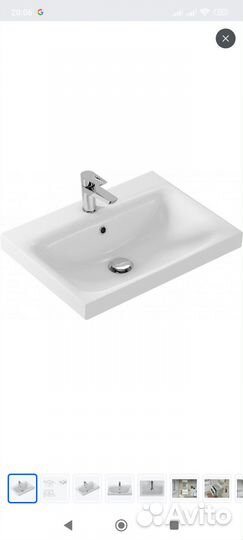 Раковина в ванную накладная