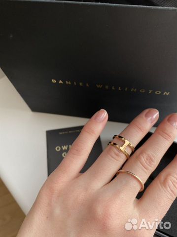 Daniel wellington кольцо elan dual ring 15 размер