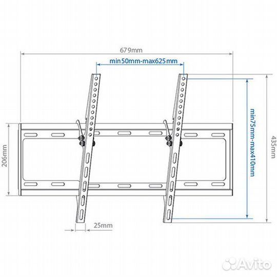 Кронштейн наклонный ARM Media steel-2 new #228468
