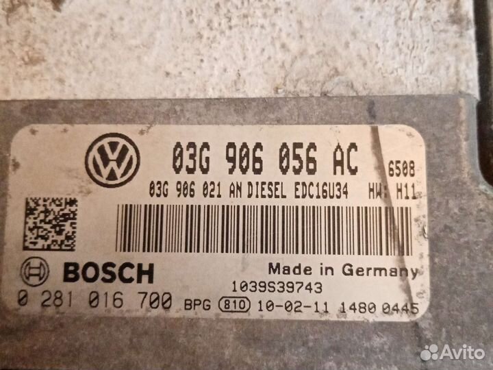 Блок управления двигателя