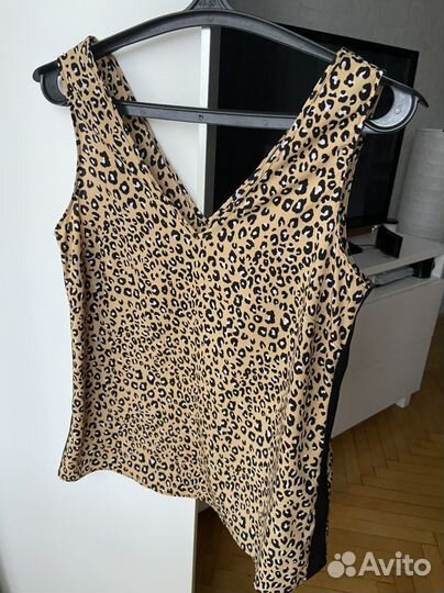 Топ леопардовый летний/офис
