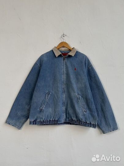 Ralph Lauren Distressed Denim Jacket Carhartt