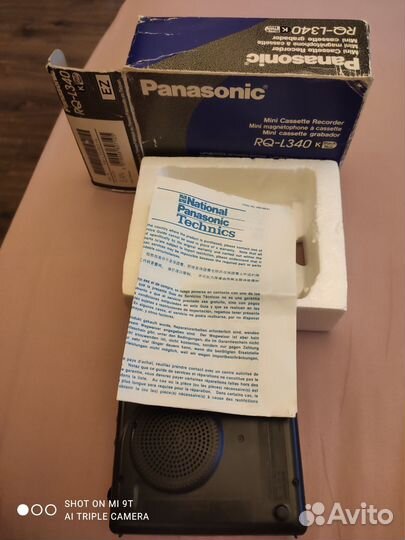 Кассетный диктофон-плеер Panasonic rq-l340