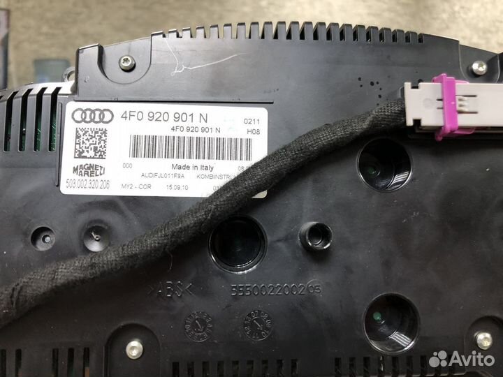 Панель приборов Ауди А6 С6 4F0920901N