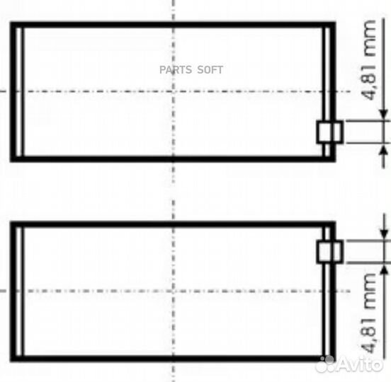 Kolbenschmidt 77845610 77 845 610 вкладыши шатунны