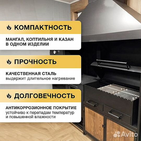 Мангальная зона барбекю