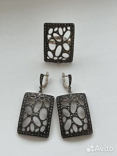 Серебряные серьги