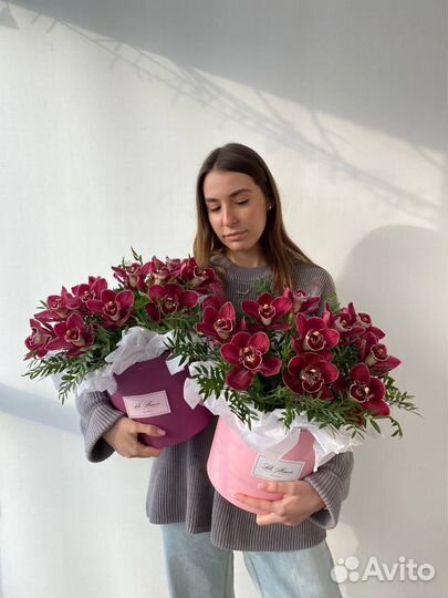 Коробка орхидей