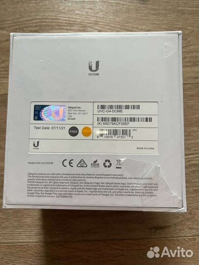 IP камера UniFi Protect G4 Dome Camera