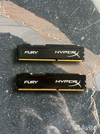Оперативная память Kingston hyperx fury ddr3 16gb