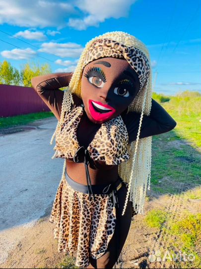 Африканочка Мулатка Поздравление взрослая анимация