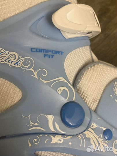 Коньки для девочки размер 34-37 спортмастер