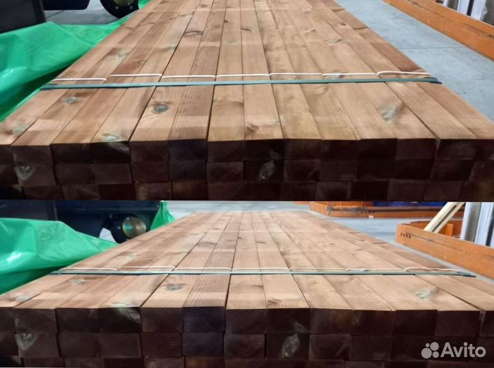 Брусок строганый 45*70*2000 мм AB импрегнированный