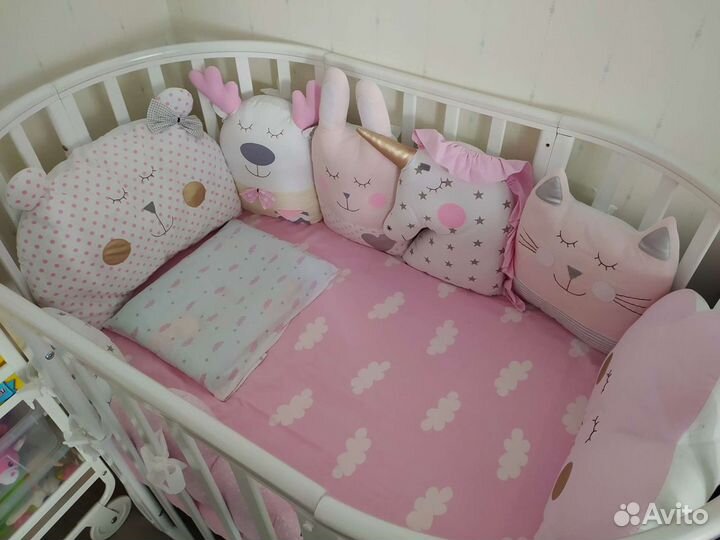 Бортики в кроватку