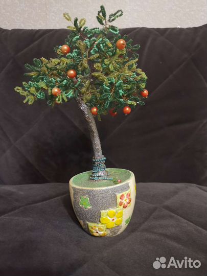 Деревья из бисера