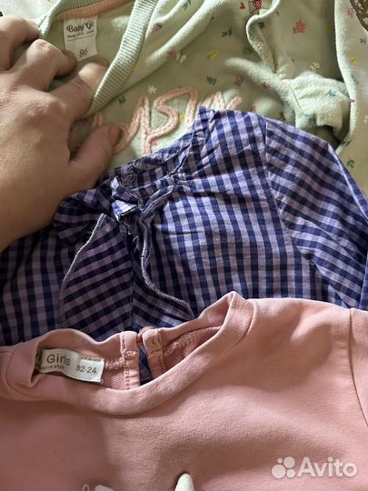 Вещи пакетом на девочку 18-24месяца