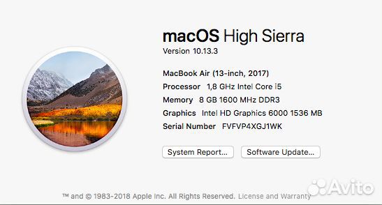 MacBook Air 13-inch, 2017 в идеале