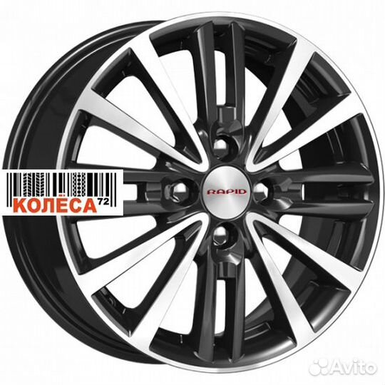Кик Модена 6x15 4x100 ET48 Dia54.1 алмаз черный
