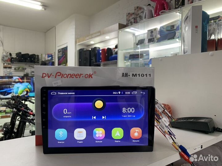 Магнитола Pioneer.ok \2 Din\10 дюймов (новая)