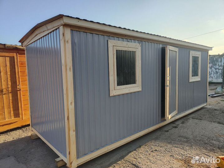 Вагончик 6*2,4м для строителей