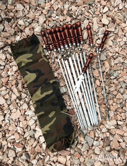 Набор шампуров в чехле Шашлычник