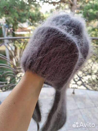 Шапка ушанка женская