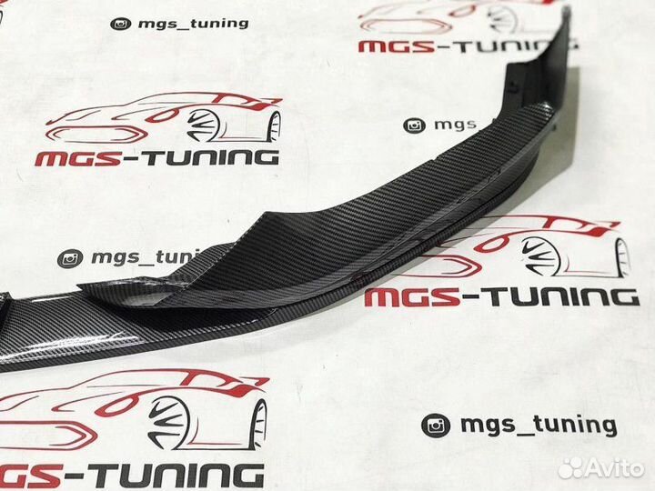 Губа BMW 5 series G30 M-Performance (Под карбон)