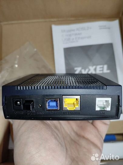 Zyxel модем adsl2+ P-660RU EE