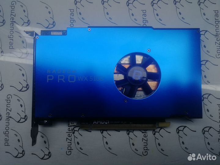 AMD RadeonPro WX5100 8GB 1слот не надо доп.питания