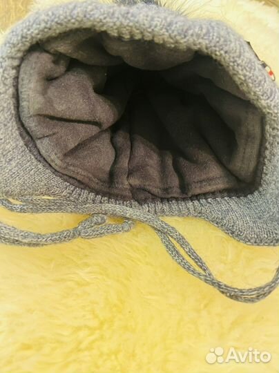 Шапка зимняя на мальчика до 9 лет