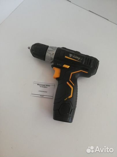 Шуруповерт deko GCD12DU3
