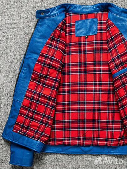 Мотокуртка кожаная мужская