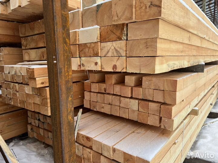 Брус обрезной 100х100х6000мм от производителя