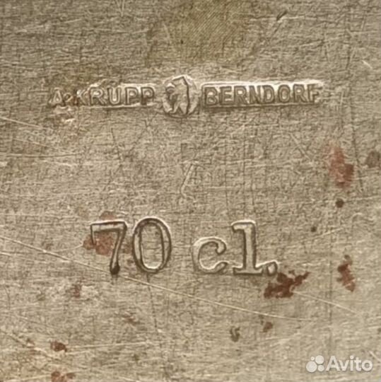 Посеребренная кастрюлька для варенья