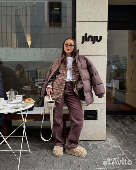 Рубашка в клетку женская