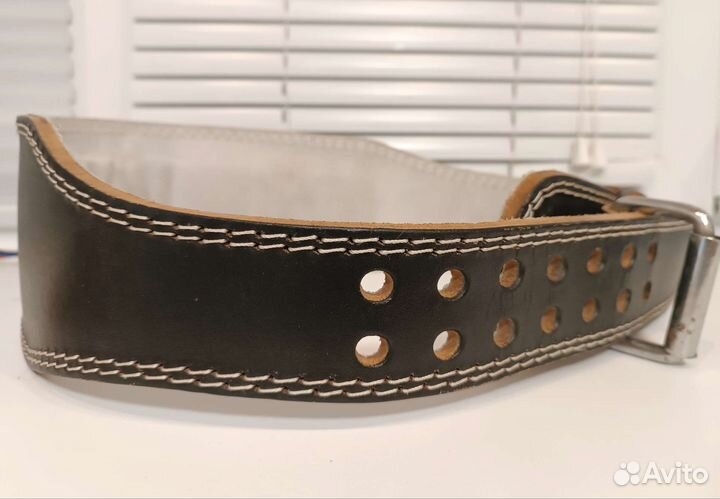 Пояс тяжелоатлетический Bison размер L кожа