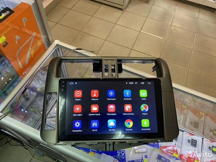 Магнитола android Toyota Prado 150 2009-2013