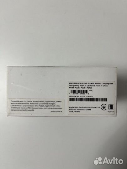 Беспроводные наушники apple airpods