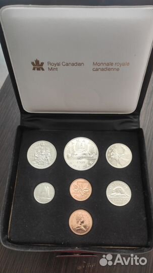 Официальный годовой набор монет Канады 1980