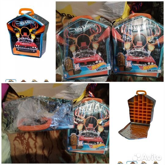 Кейс для хранения машинок Hot Wheels 36шт и 18шт