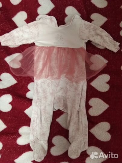 Комбинезон для девочки нарядный 74 размер