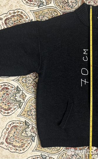 Кофта мужская шерстяная, на замке, р. XXL (56)