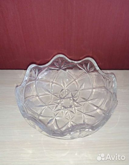 Хрусталь, стекло, ваза, конфетница, креманка