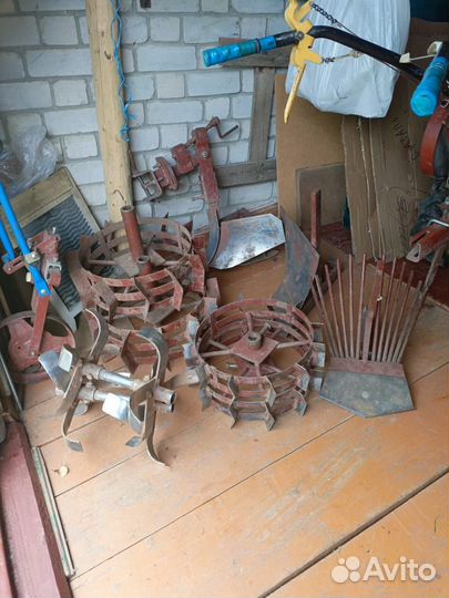 Мотоблок с телегой