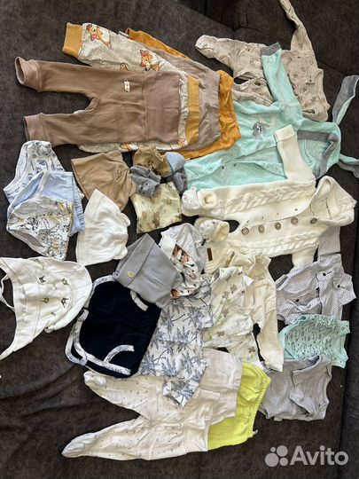 Вещи пакетом на мальчика от 3 до 6 мес