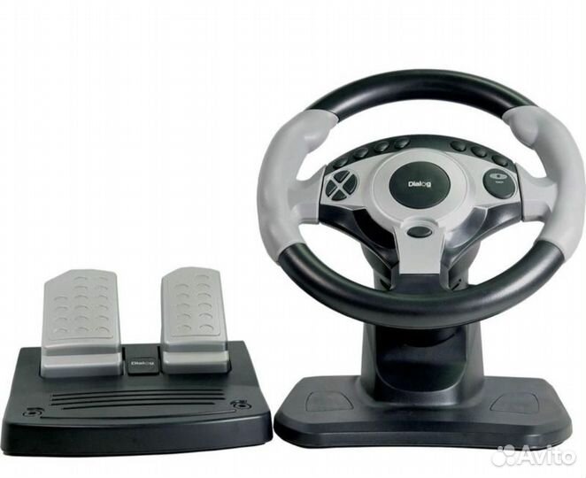 Игровой руль с педалями