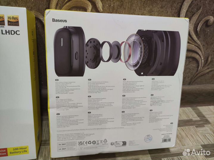 Беспроводные наушники Baseus Bowie H1i