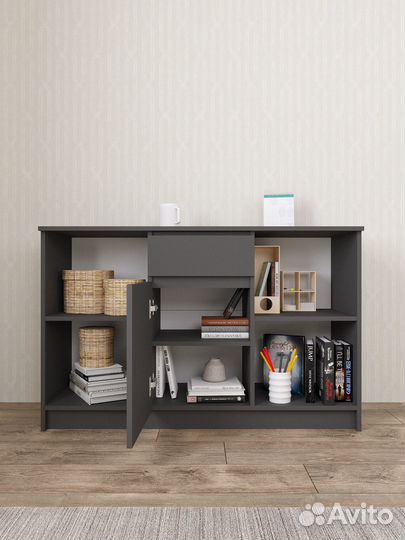 Тумба под тв Моpи мтв-1204.1» Графит