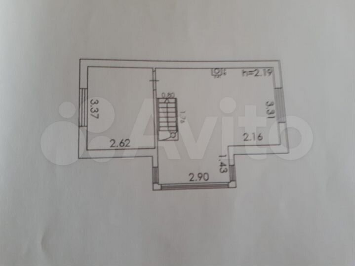 Дом 61,5 м² на участке 5,9 сот.